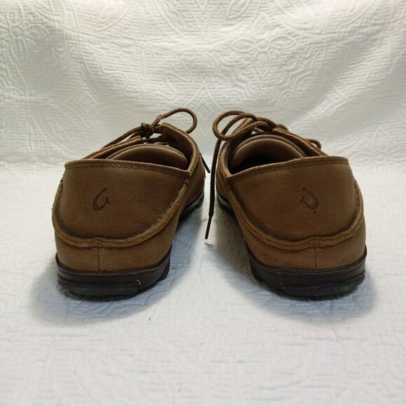 Olukai Hamakuapoko Mens Leather Lace-Up Shoes US 9.5 EU 42.5 Casual & Durable - Picture 5 of 10